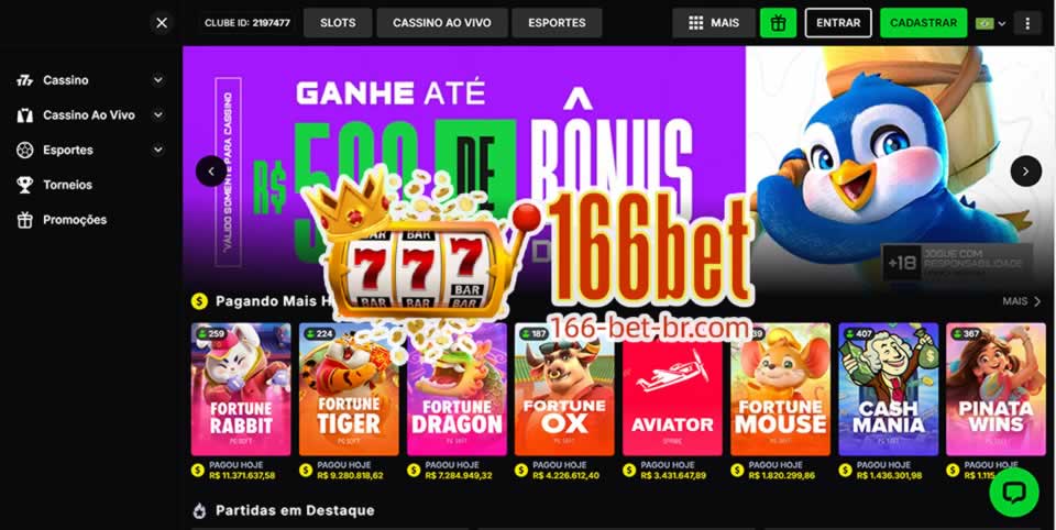 Cassino que ganha rodadas grátis no cadastro